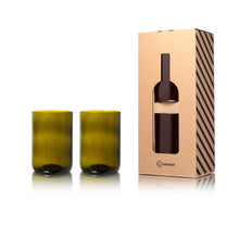 Afbeelding in Gallery-weergave laden, Rebottled waterglazen: 100% Circulair 2-pack