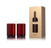 Afbeelding in Gallery-weergave laden, Rebottled waterglazen: 100% Circulair 2-pack