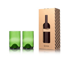 Afbeelding in Gallery-weergave laden, Rebottled waterglazen: 100% Circulair 2-pack